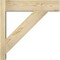 Ekena Millwork Traditional Block Rough Sawn Outlooker, Douglas Fir, 6"W x 22"D x 22"H OUT06X22X22TRA05RDF - alternate 3